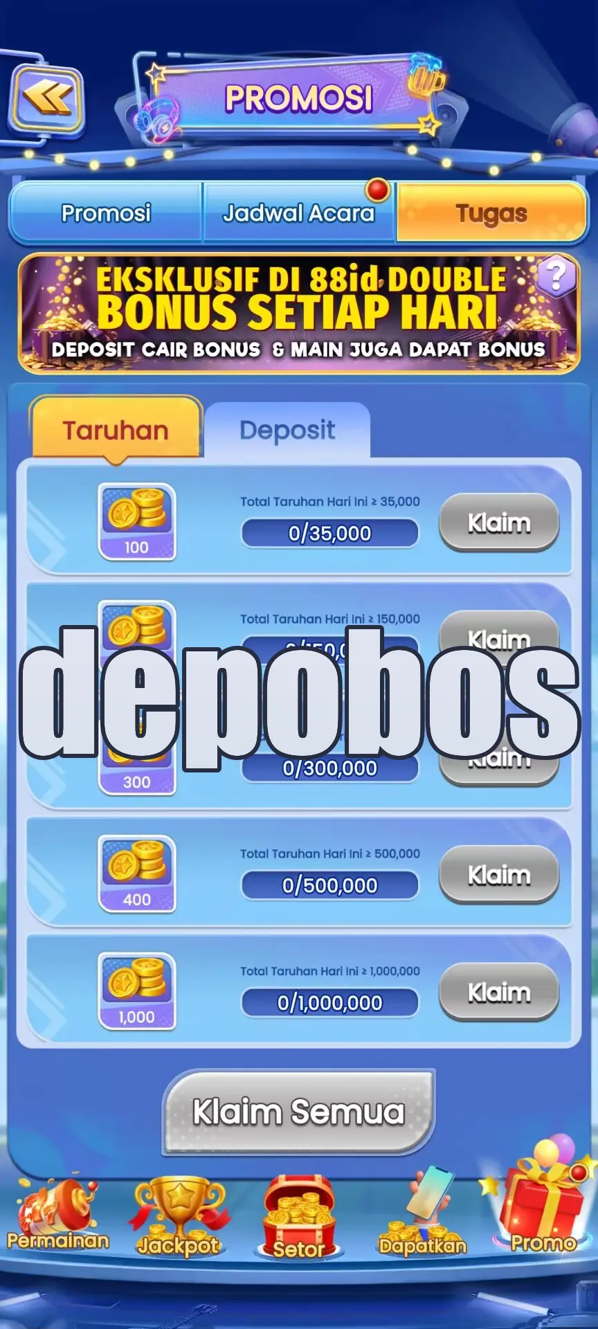 depobos Masuk
